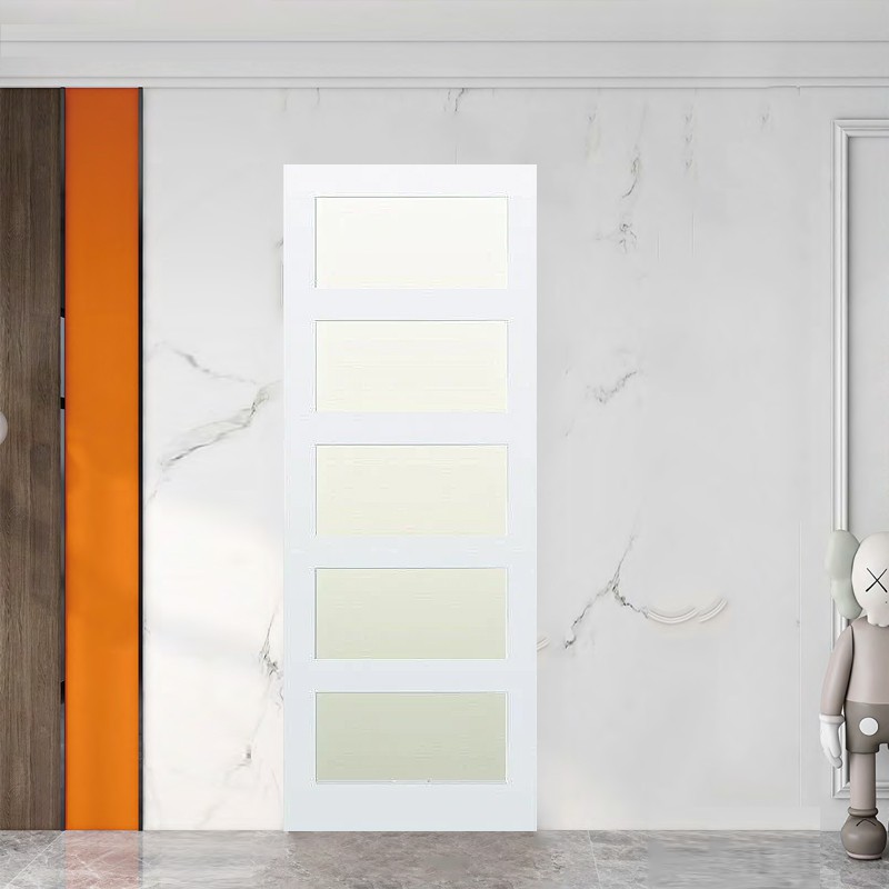 5 Panels With White Prime Door