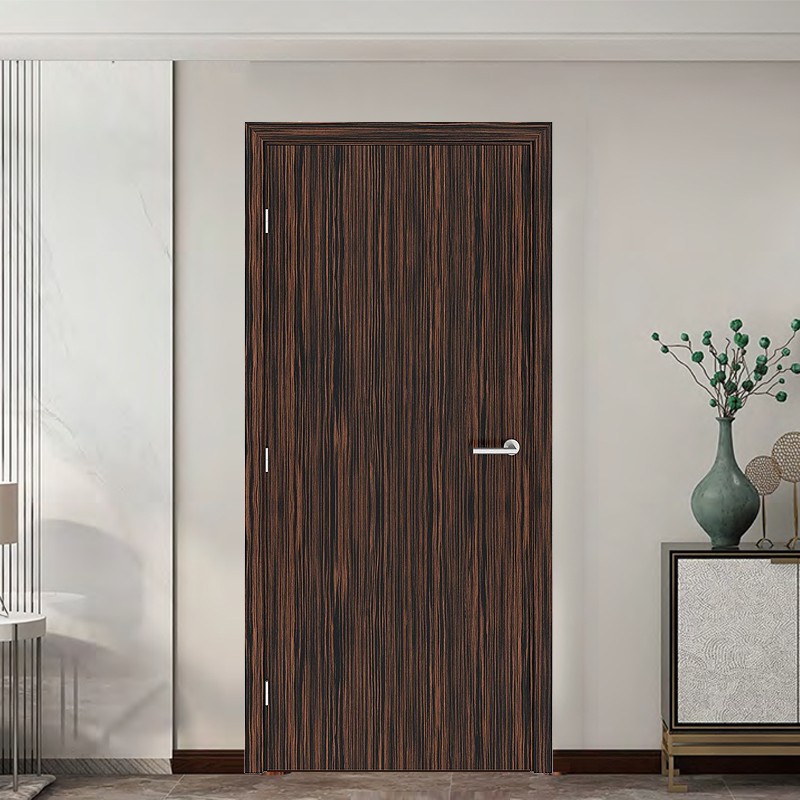 Swing Wood Painting Ebony Veneer Door suppliers