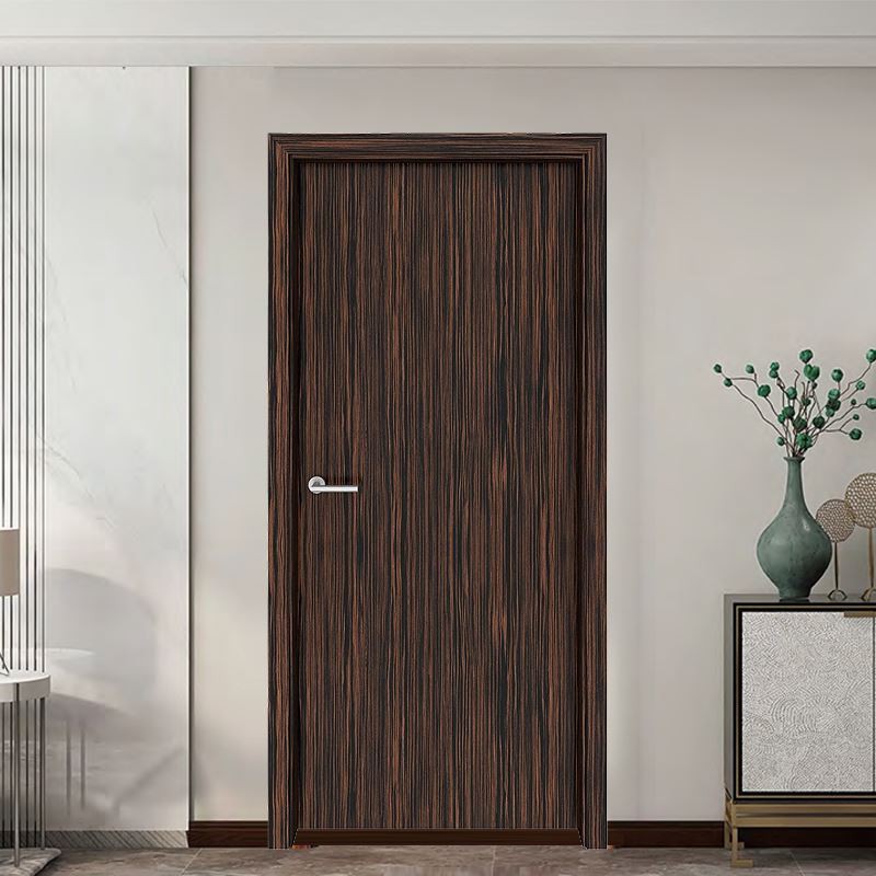 Swing Wood Painting Ebony Veneer Door